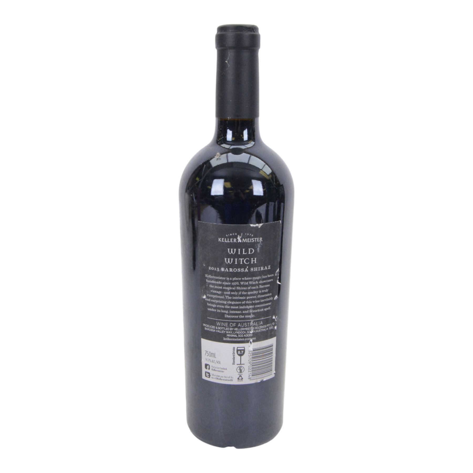 Keller Meister, 2013, Wild Witch Shiraz Barossa, 750ml, 14.7%