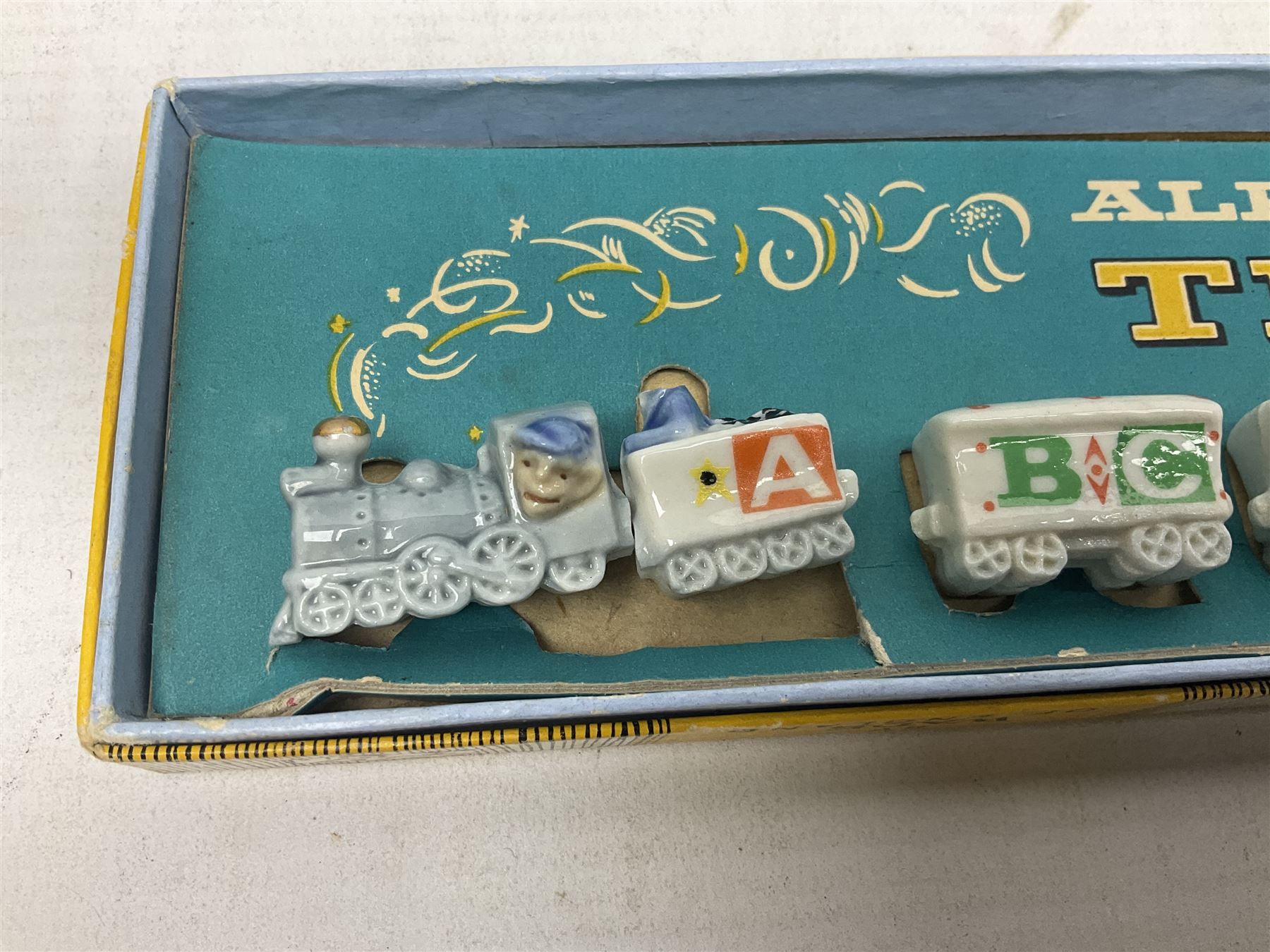 1950s boxed Wade Alphabet Train (a/f)
