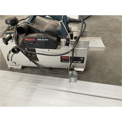 BOSCH GHO 36-82C electric planer with BOSCH ADV 82 thicknesser attachment 