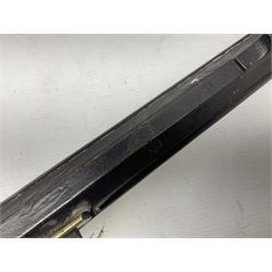 Japanese matchlock musket approximately .45 cal., Edo period (1603-1868), the 66cm(26