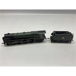 Hornby '00' gauge - Class 4P 2-6-4T locomotive 'LMS Fowler' no. 2308, Britannia Class 4-6-2 locomotive 'Robin Hood' no. 70038 and Britannia Class 4-6-2 locomotive 'Firth of Clyde' no. 70050, all DCC ready (3)