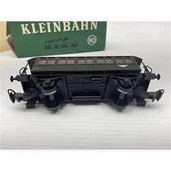 Kleinbahn HO gauge - thirteen passenger coaches - five 398 2.Klasse Eurofima Reisezugwagen; four OBB 387/1 D-Zugwagen; two 385 Schlafwagen; and two 370 Personenwagen 2 achsig; all boxed (13)