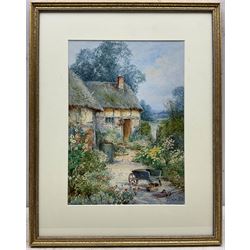 Theresa Sylvester Stannard (British 1898-1947): 'The Gardener's Cottage', watercolour unsigned, labelled verso 35cm x 25cm
Provenance: with Bonhams Chester