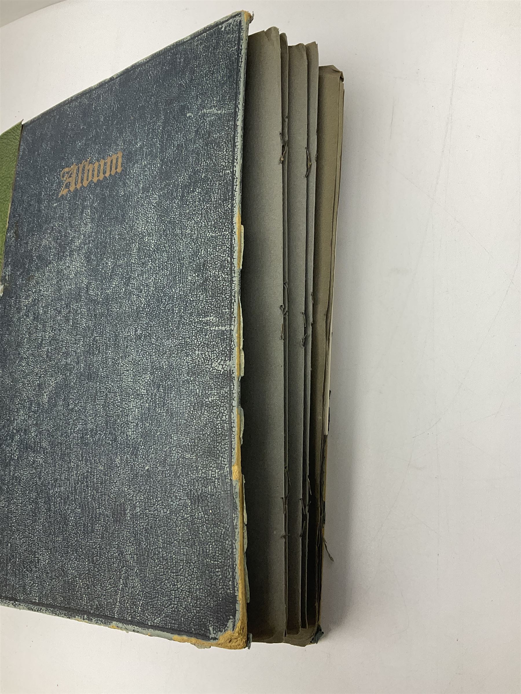 Local history - menus from the Pavilion Hotel, Scarborough, housed in two albums, 1930s and later 