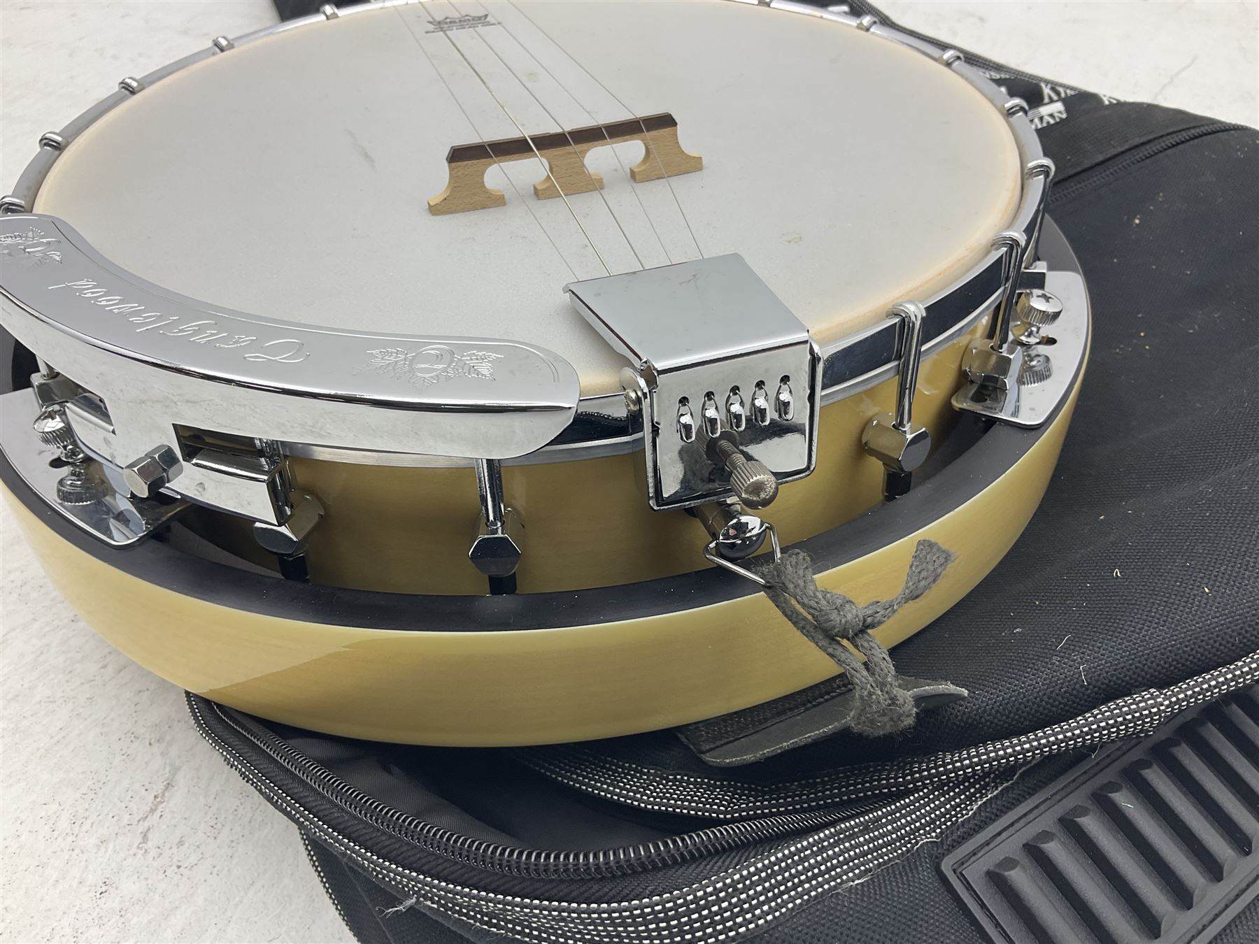 Tanglewood Union Series TWB 18 M5 five-string banjo, serial no.WE131200382 L96cm; in soft carrying case