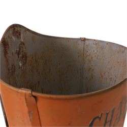 Grape hopper with leather straps, with 