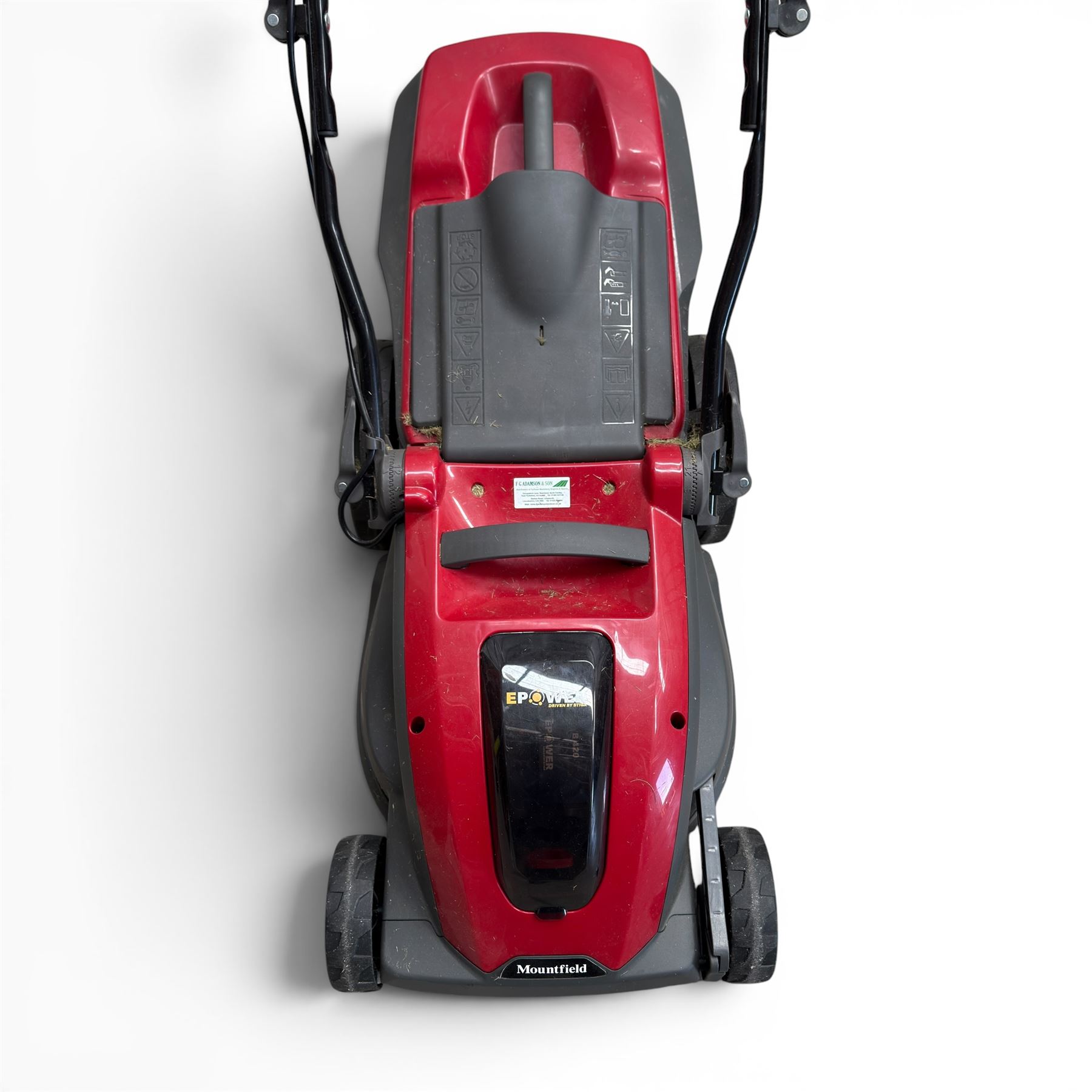 Mountfield - E Power cordless lawnmower, and two batteries