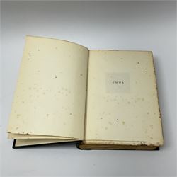 Emma by Jane Austen, book printed by Ballantyne, Hanson & Co, with an introduction by Joseph Jacobs and illustrations by Chris Hammond, dated '1898'