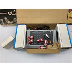 Meccano - Set No.5 with instruction booklets and Set 1+1X Conversion Set; both boxed; Adman Grandstand TV Game; boxed; Parker Colditz Board Game; and four Waddingtons Board Games including Cube Fusion, Totopoly, Golf Winks and Buccaneer; all boxed (8)