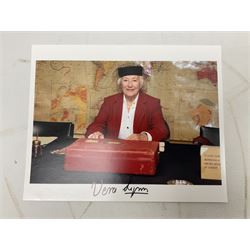 Dame Vera Lynn - collection of six signatures comprising TLS, album page and four colour photographs (including White Cliffs of Dover); signed photograph of John Mills; and signed photographs of film stars each with CoA including Bob Hope, Charlton Heston, Gene Autry, Sound of Music Julie Andrews and Christopher Plummer and Joanna Lumley