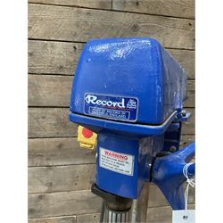 Record DMD28 1380rpm pillar drill and clamp  - THIS LOT IS TO BE COLLECTED BY APPOINTMENT FROM DUGGLEBY STORAGE, GREAT HILL, EASTFIELD, SCARBOROUGH, YO11 3TX