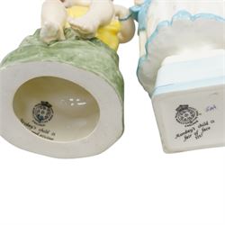 Eight Royal Worcester figures, to include 'The Parakeet' 'Monday's Child' 'Friday's Child' 'Grandmothers Dress' 'Woodland Dance' etc (8)