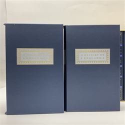 Folio Society - eighteen volumes including The History of the Decline and Fall of the Roman Empire, eight volumes, The History of England, five volumes etc, all with slip covers 