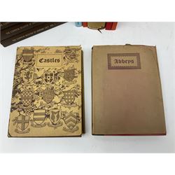 Collection of books, to include four 1920s Great Western Railway publications on Abbeys, Castles and Cathedrals, including three hardback examples, together with The Bible Designed to be Read as Literature, The Register of Edmund Lacy Bishop of Exeter 1420-1455 Vols 1-5, Laura Knight by Janet Dunbar, A Calendar of Cornish Glebe Terriers 1673-1735, The Parliamentary Survey of the Duchy of Cornwall Parts 1 and 2 and two Bradburys Hallmarks books