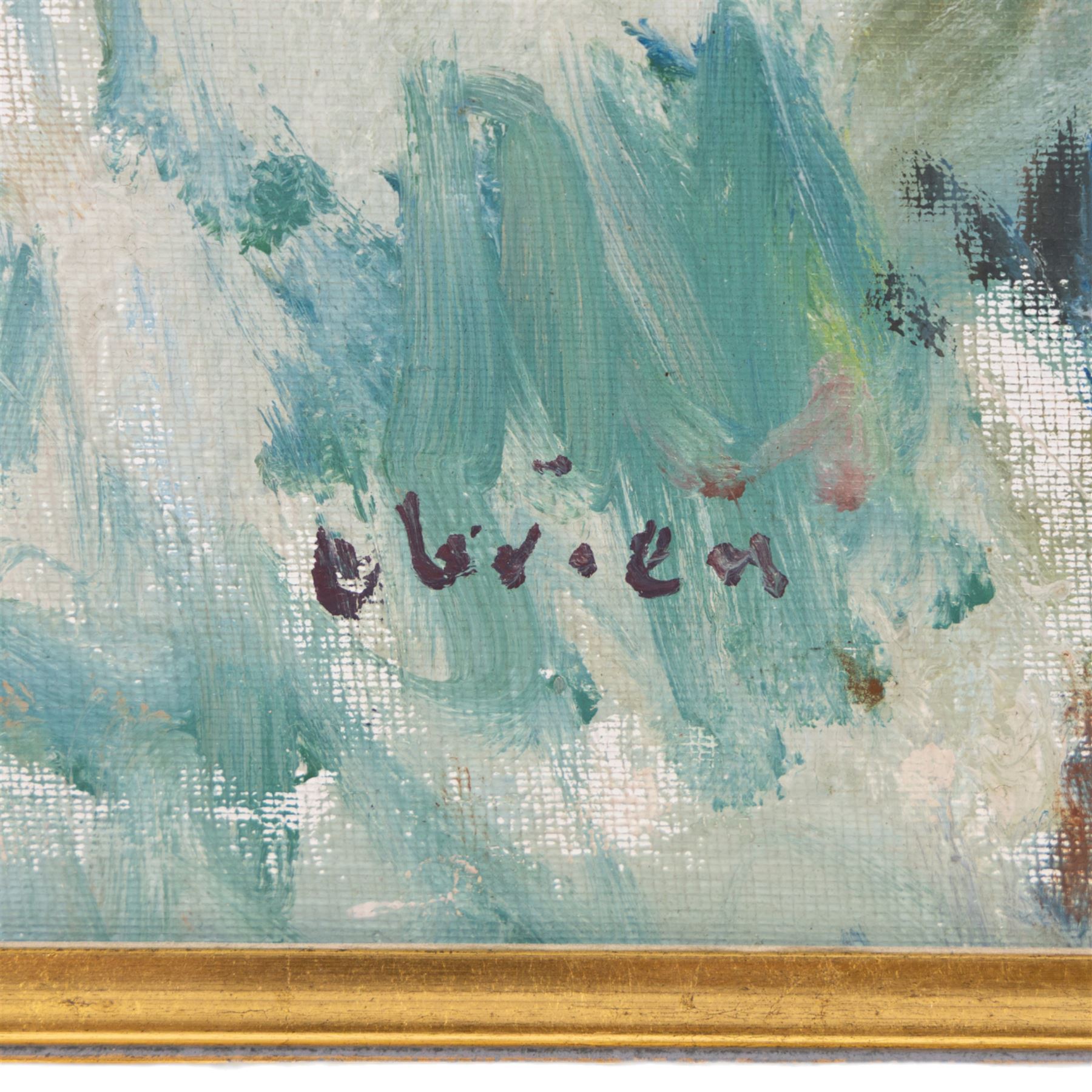 Alfred Ainslie O'Brien (Northern British 1912-1988): Seaton Sluice, oil on canvas board signed 48cm x 70cm