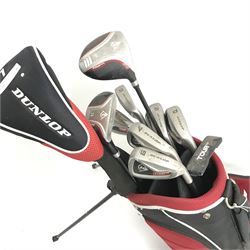 A quantity of golf clubs and other sporting items
