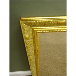 Two gilt framed bevel edge mirrors, W52cm, H73cm (maximum)  
