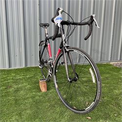 Lemond Reno retro road bike, carbon forks, 16 gears, padded brakes, Shimano gear shifters, medium frame - THIS LOT IS TO BE COLLECTED BY APPOINTMENT FROM DUGGLEBY STORAGE, GREAT HILL, EASTFIELD, SCARBOROUGH, YO11 3TX