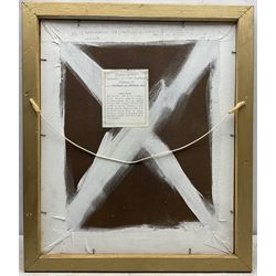 Donald Watson (Northern British 1922-) after Caravaggio (Italian 1571-1610): 'Portrait of a Courtesan', oil on board signed and dated 1990 verso 59cm x 49cm 
Notes: the original was destroyed in Berlin in 1945