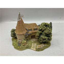 Lilliput Lane 'Harvest House' special edition figure group, limited edition of 4950, boxed with certificate, together with 'Eilean Donan Castle' model, boxed with deed
