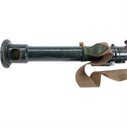 Barr & Stroud military issue type FT27 range finder no. 1009 dated 1916 stamped with broad arrow, in metal case, together with gun sights including ZRAK ON-59, MK II telescopic bearing, MK II telescope elevation and two tripods