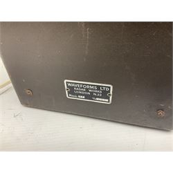 Collection of electrical testing equipment, to include The Automatic Coil Winder & Electrical Equipment Company Ltd Universal Avometer and Universal Avominor, Ross RE-177M ohm meter, British Physical Laboratories Universal Bridge model RS700, Weston Electrical Instrument Co model E665, RF Signal Generator Model RS600, Radar Cathode Ray Tube Tester Reactivator, etc