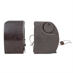 Mid 20th Century bakelite Ekco type U76 radio receiver and Raymond Electric Ltd speaker 