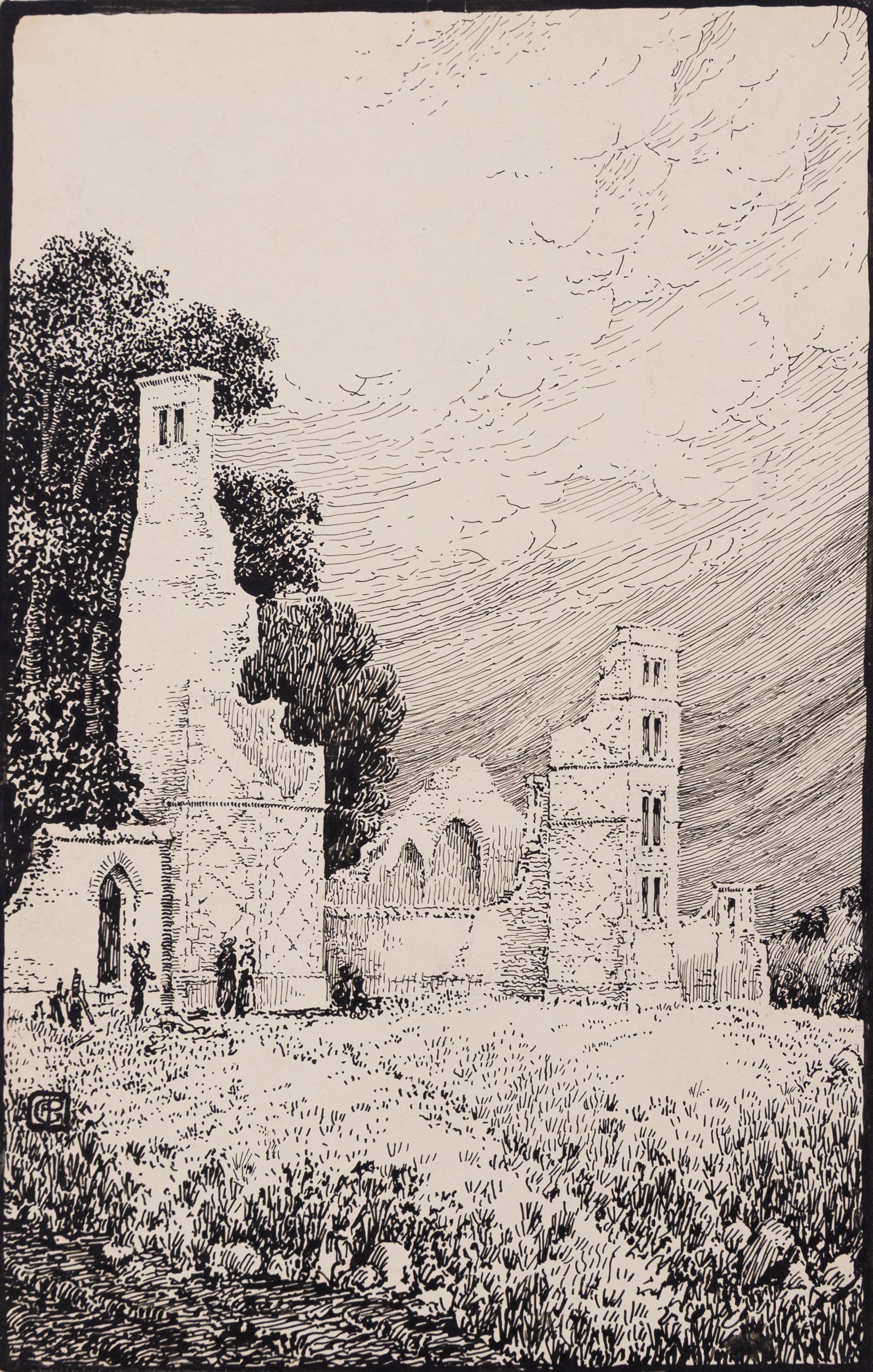 George Farquhar Pennington (British 1872-1961); collection of ten watercolours and ink sketches, variously signed and dated, largest 37cm x 26cm (10)
