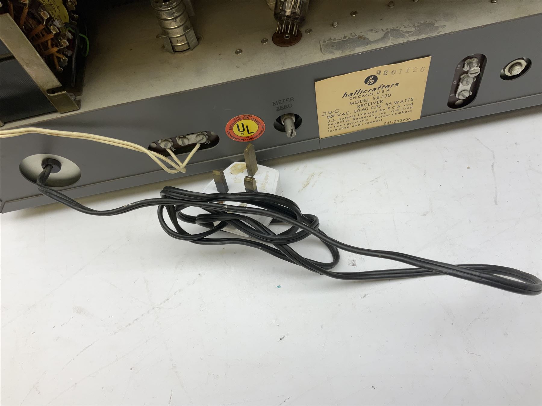 Late 1960s Hallicrafters SX-130 amateur communications receiver, in grey case, W49cm D25cm H20cm