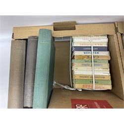 Collection of books and stamps, to include The Wonder books of Ships, The Wonder books of Aircrafts, The Farington Diary four volumes, dog books etc, in three boxes 