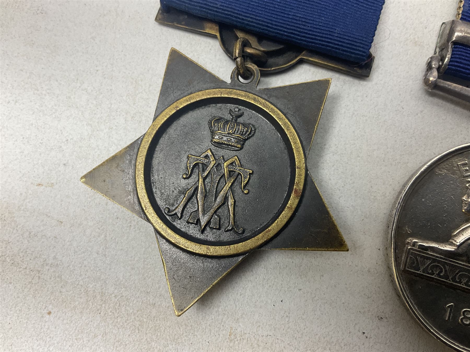 Victoria Egypt 1882 Medal with Tel-El-Kabir clasp awarded to 123(?9)17 Driv. Jas. Ryan N/2 Bde. R.A. with ribbon; and Khedive's Egypt 1882 Star, unnamed but attributed to Driver Ryan, with ribbon (2)