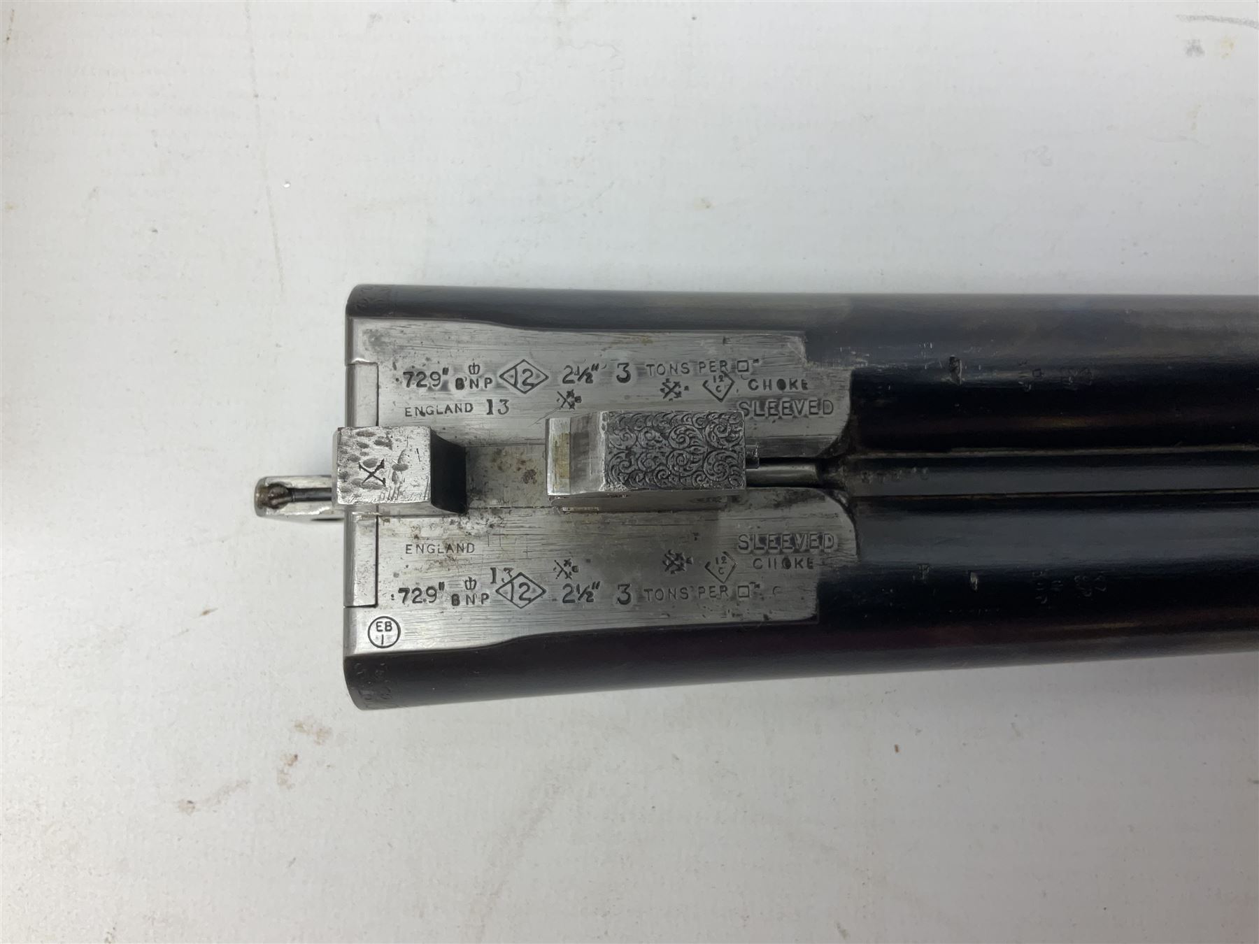 W.W. Greener 12-bore side-by-side double barrel non-ejector shotgun, with 76cm barrels, side safety, engraved lock, figured walnut stock with chequered grip and fore-end, no.33408, 120.5cm overall; in fitted canvas covered case with tools and accessories including .22 12-bore dog training device. SHOTGUN CERTIFICATE REQUIRED.