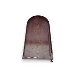 Past times bagatelle board, 74cm x 39cm 