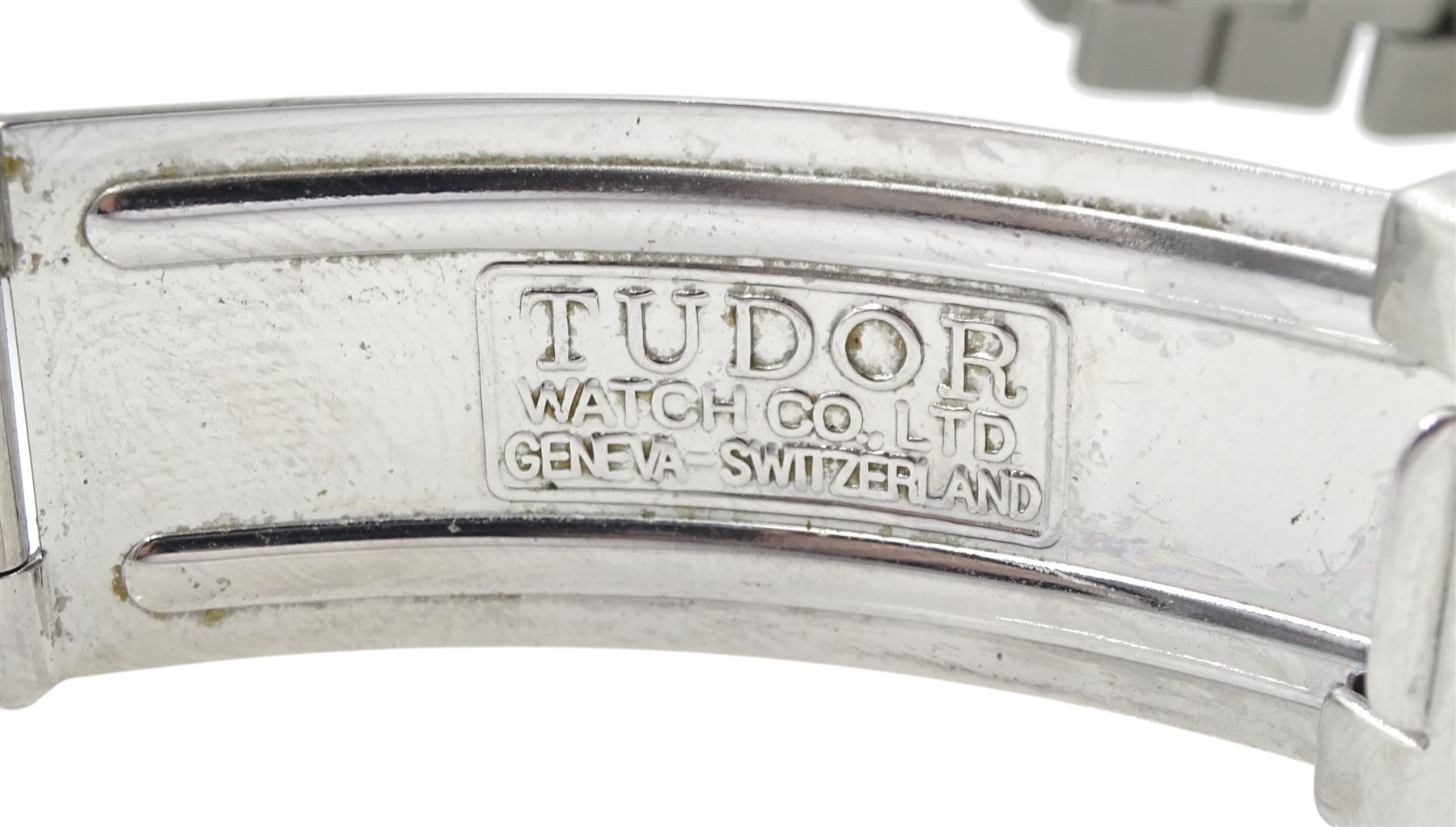 Tudor Prince Oysterdate rotor self-winding gentleman's stainless steel bracelet wristwatch, with blue dial, Ref No. 9080/0, serial No. 817403, circa 1974