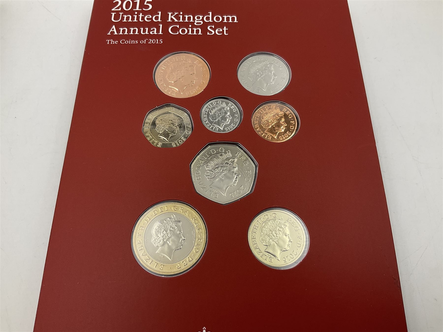Two The Royal Mint United Kingdom Annual Coins Sets, dated 2015 and 2016, both in card folders with certificates