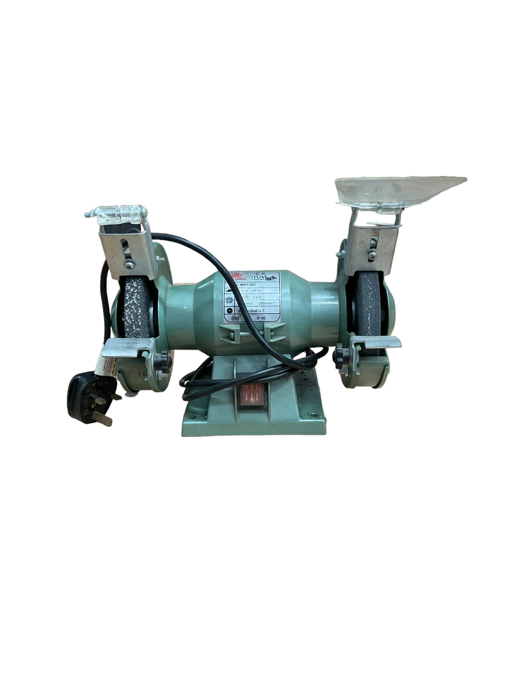 Burgess bandsaw, bench grinder and fret saw - THIS LOT IS TO BE COLLECTED BY APPOINTMENT FROM DUGGLEBY STORAGE, GREAT HILL, EASTFIELD, SCARBOROUGH, YO11 3TX