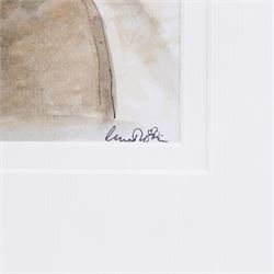 Lucy Collins (British Contemporary): 'Play It Again!', watercolour signed, titled verso 22cm x 32cm