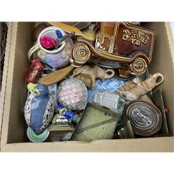 The National Comprehensive Family Bible, coloured and black and white plates, together with Jessop Atlantic tripod, brass candlestick and other collectables, in three boxes 