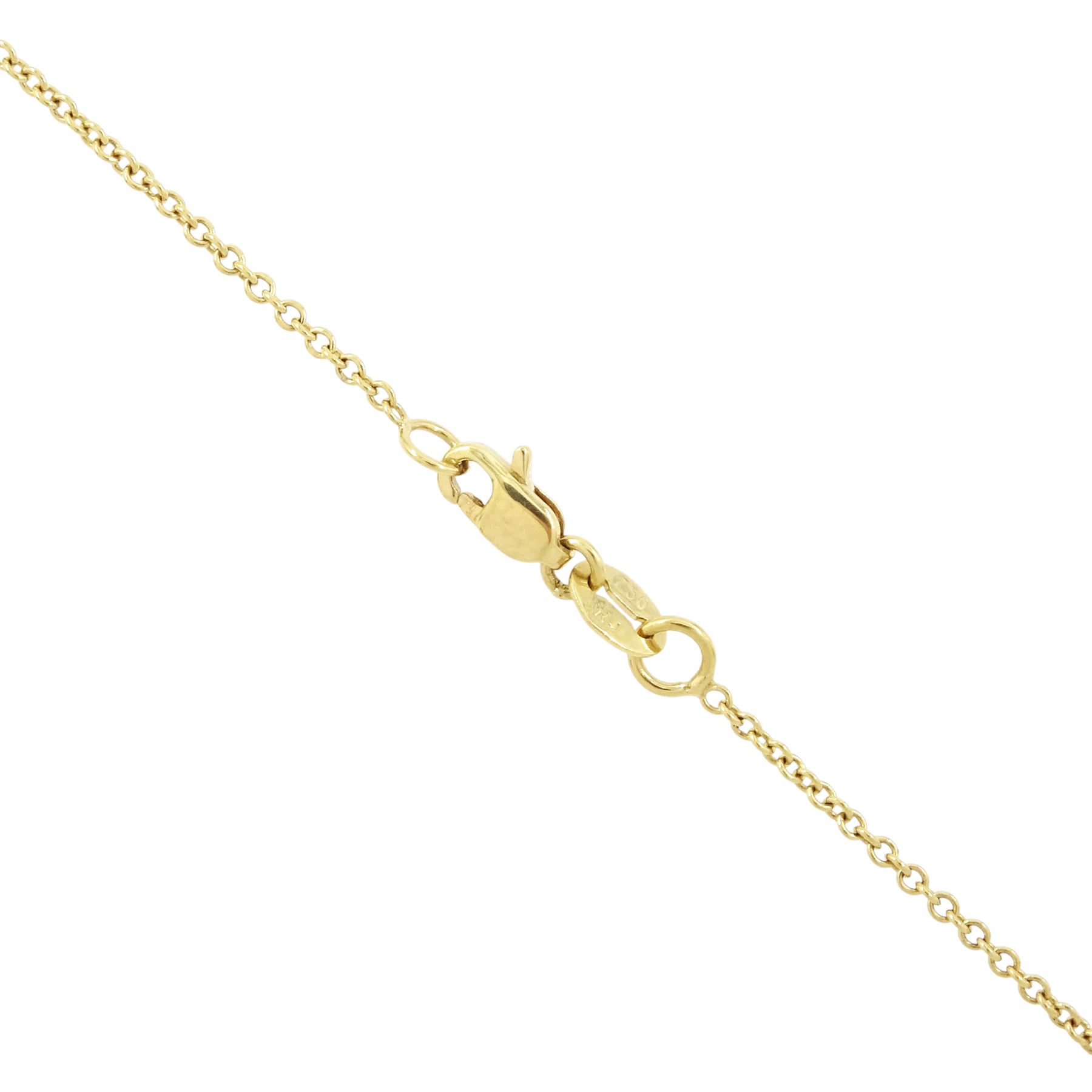 18ct and platinum emerald and diamond pendant necklace, the single heart cut emerald of 3.48 carat, the bail set with two old cut diamonds, London 2019, on an 18ct gold trace link chain necklace, with Alan Poultney Gems report, the emerald with The Gem & Pearl Laboratory report