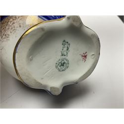 Small Royal Doulton vase, Colclough tea wares and other ceramics and collectables, in two boxes 