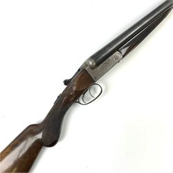 Fred Williams London & Birmingham 12-bore side-by-side double barrel box-lock non-ejector sporting gun with 2 1/2