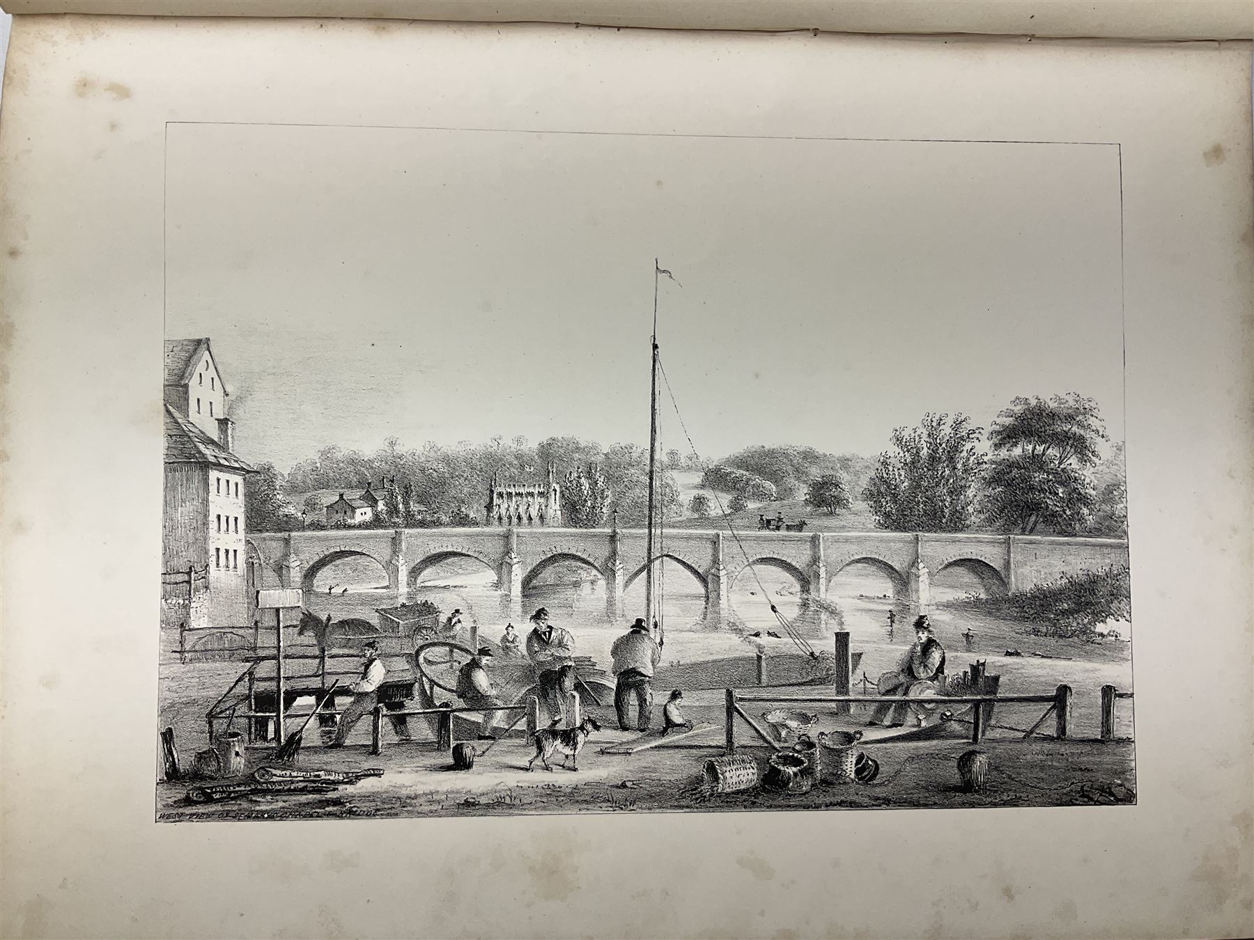 Kilby Rev. Thomas: Scenery in the Vicinity of Wakefield 1843, illustrated with engraves plates, decorative green cloth/ gilt binding with all edges gilt