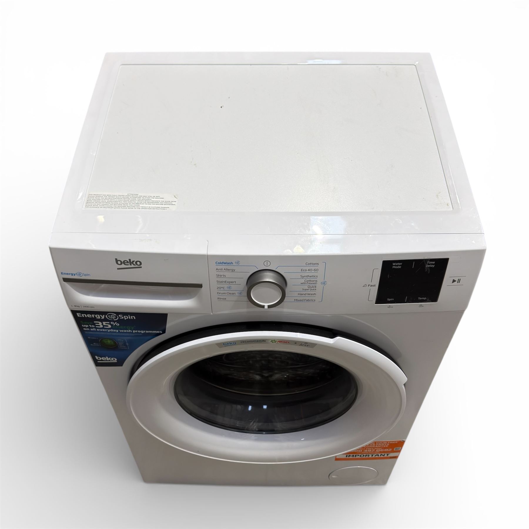 Beko BM3WT3841W 8KG washing machine
