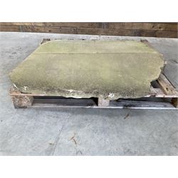 Aislaby quarry hand cut stone table top or slab