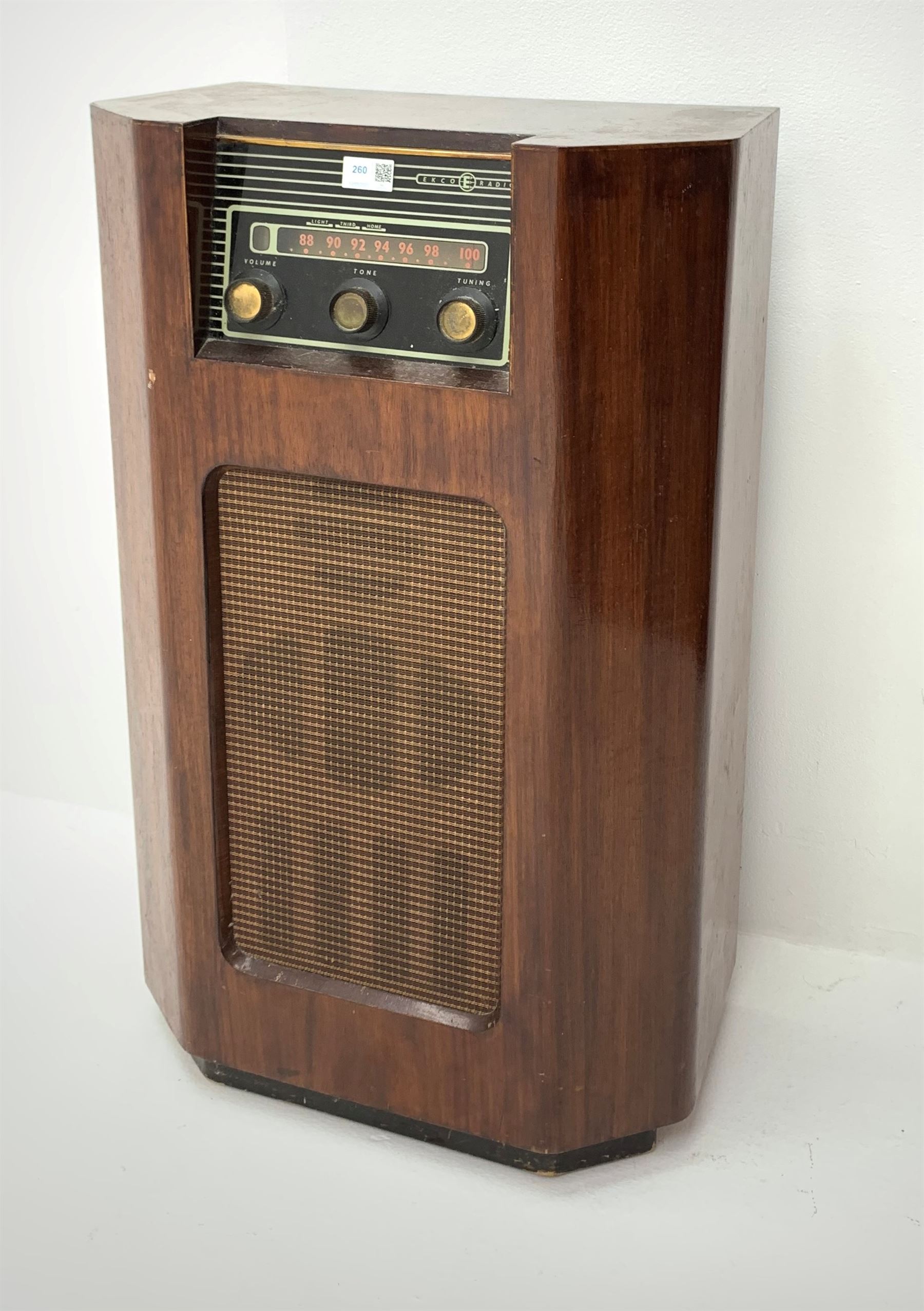 Vintage Ekco model C.273 floor standing radio, H81cm Decorative