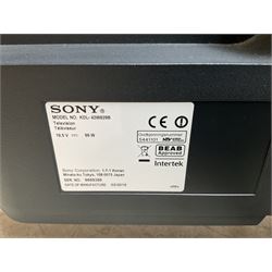 Sony KDL-42W829B Bravia television and remote control