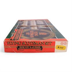 Two Hornby 00 gauge train sets, comprising R547 Flying Scotsman Set and R577 Freight Master Set, both boxed