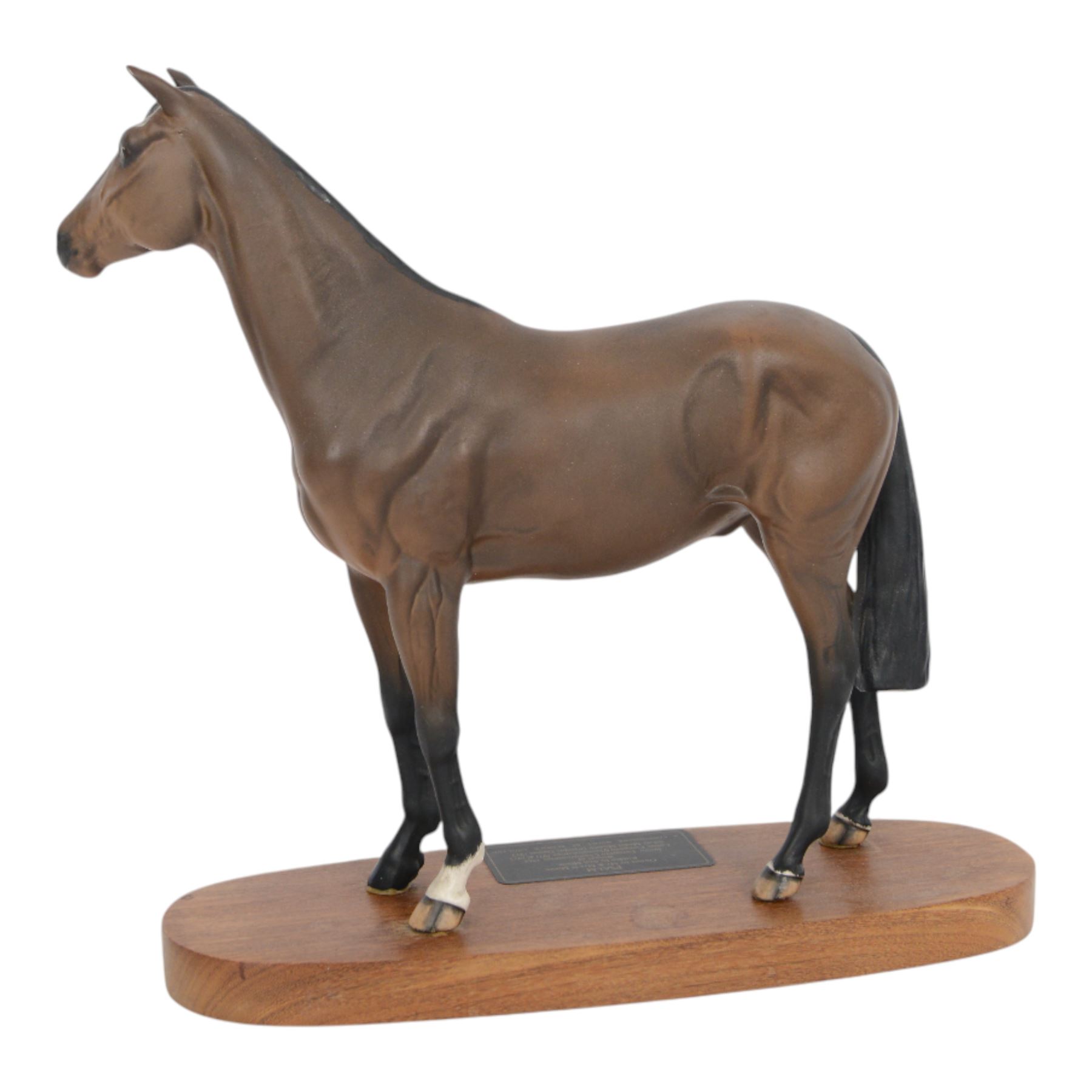 Two Beswick horses, comprising connoisseur Psalm model horse and Grey Swish Tail Horse, no 1182.