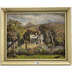 M Gainland (British Mid-20th century): North Wales Landscape, oil on canvas signed, titled verso 35cm x 45cm