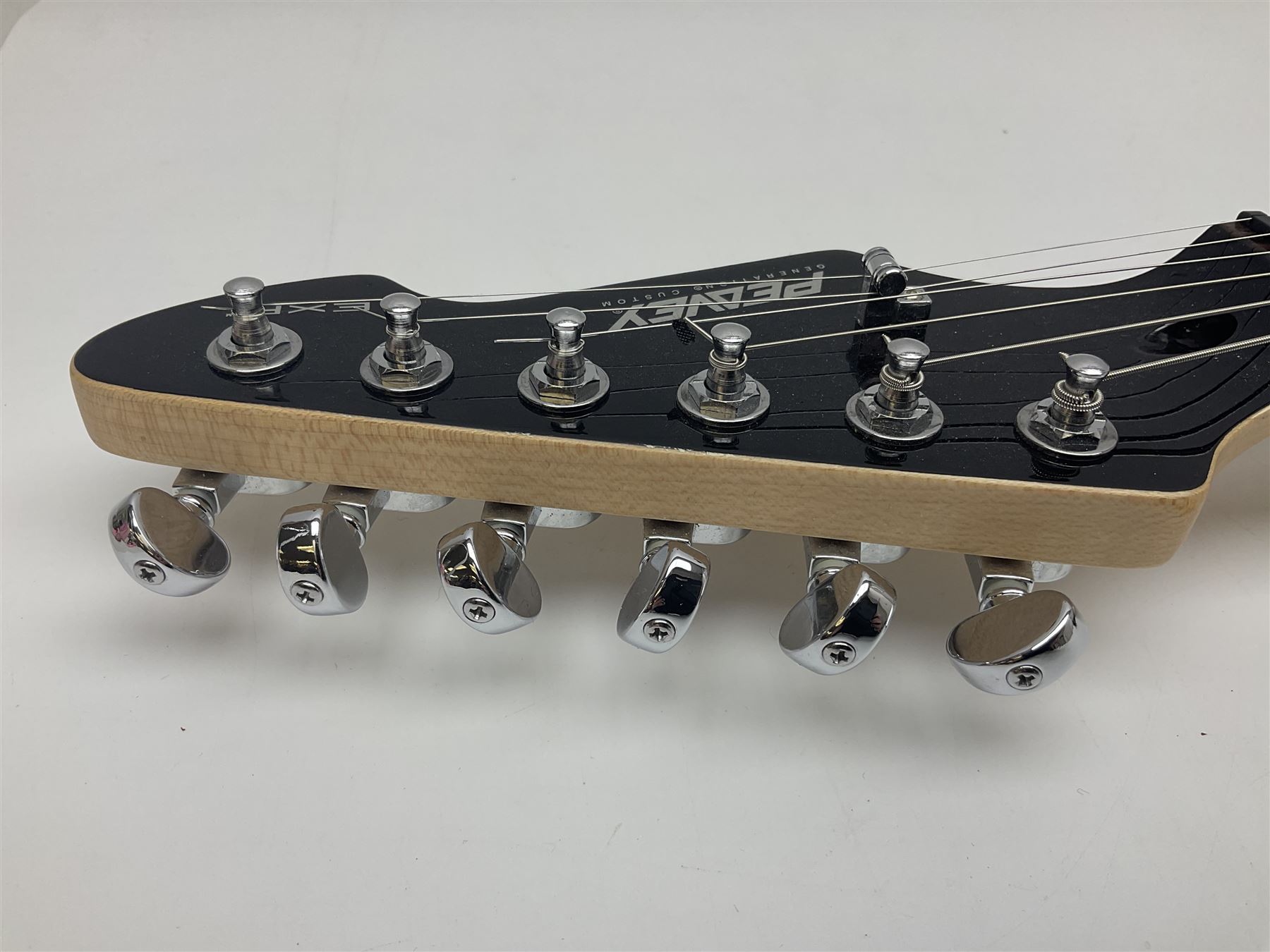 Korean Peavey EXP Telecaster style electric guitar serial no.03040032 L98cm; in Stagg soft carrying case